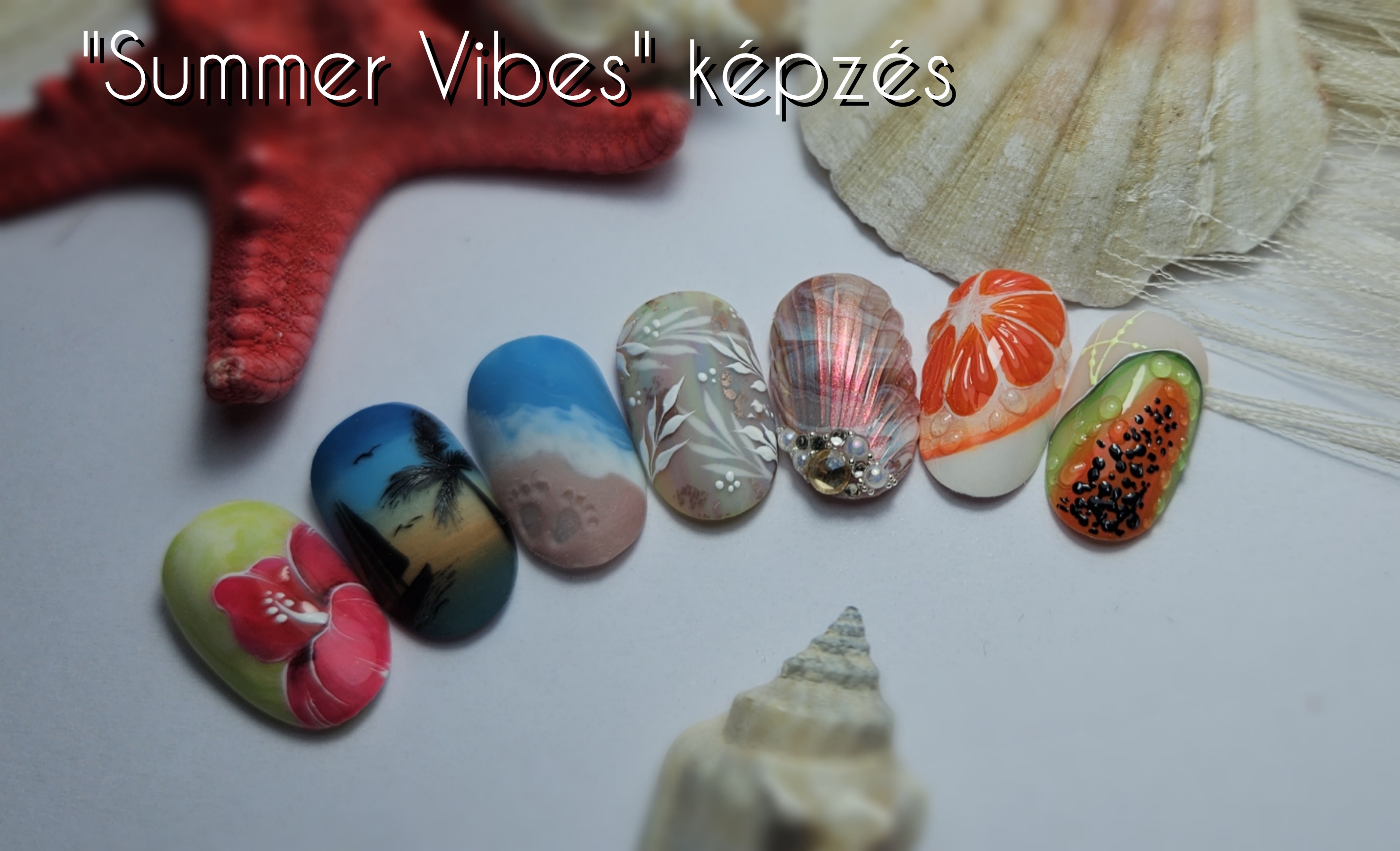 „Summer Vibes” – nyári minták Designer gélekkel